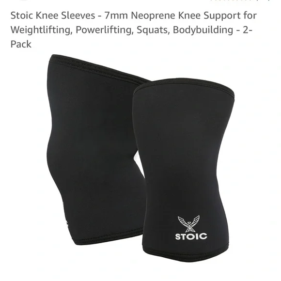 Stoic weightlifting powerlifting knee sleeves - Picture 2 of 5